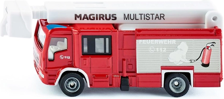 Siku hasičský voz MAGIRUS s výsuvným rebríkom