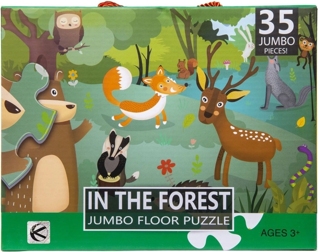XXL detské puzzle 35 dielikov – les