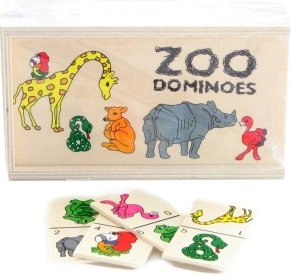 Drevené domino zoo