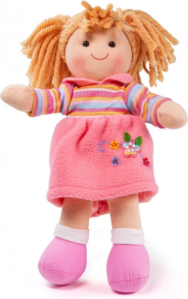 Látková bábika Bigjigs Toys Jenny 28 cm