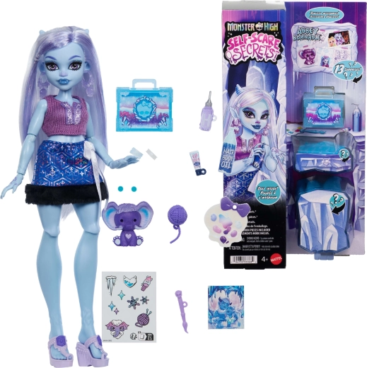 Monster High Abbey Bominable bábika s doplnkami Self-Care