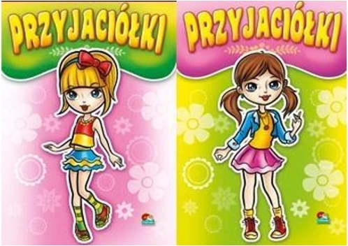 Omaľovánka Pre priateľku s nálepkami