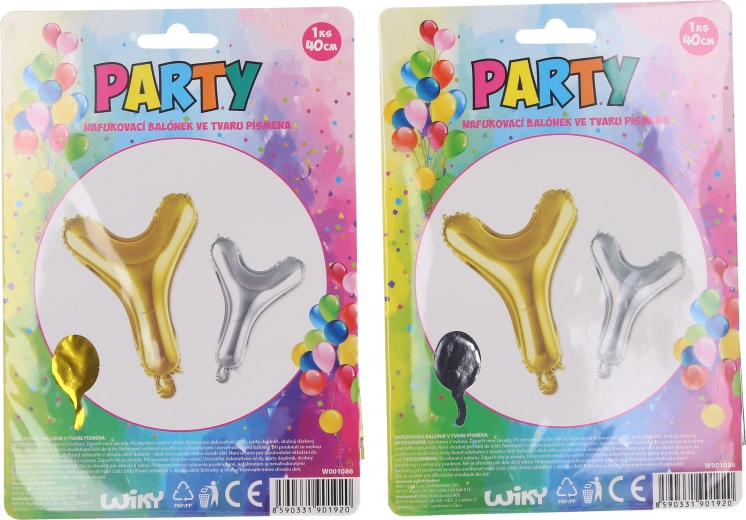 Nafukovací balónik písmeno Y, 40 cm