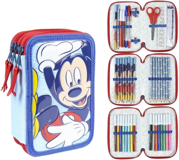 Vybavený trojposchodový peračník Mickey - 1 kus