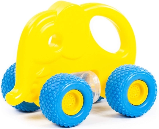 Baby Gripcar sloníča – gumové kolesá, hrkálka