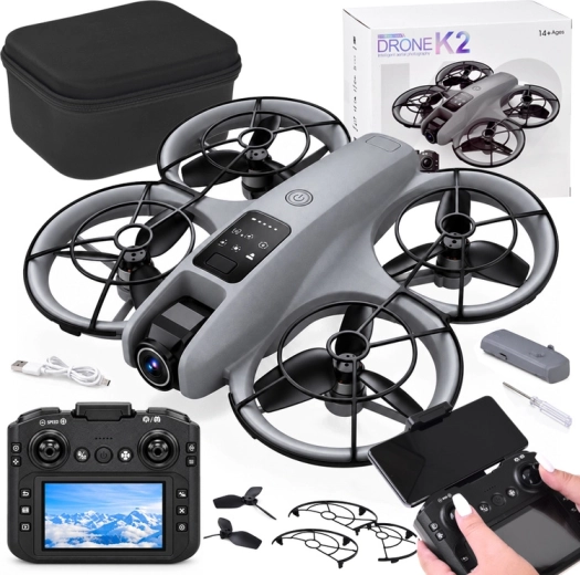 Dron s kamerou na diaľkové ovládanie s LCD ovládačom