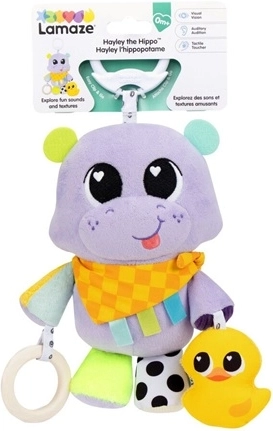Závesná hračka Lamaze Hippo Hayley s klipom