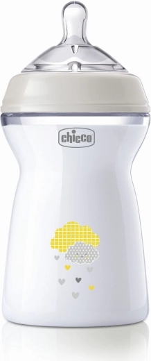 Chicco dojčenská fľaša Natural Feeling 330 ml, antikoliková, neutrálna, 6m+