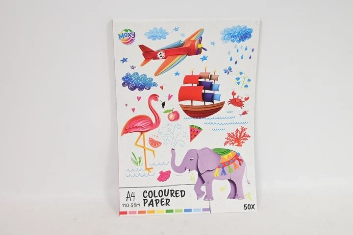 CCG farebný papier A4, 50 listov