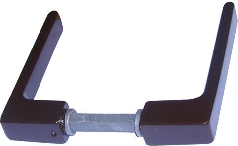 Vratová kľučka hnedá komaxit