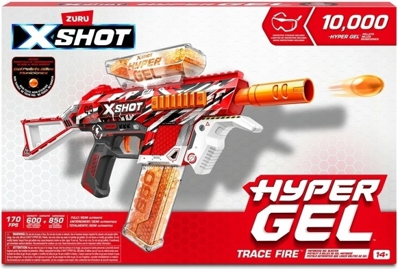 ZURU X-Shot Hyper Gel Trace Fire gélový guľôčkový blaster