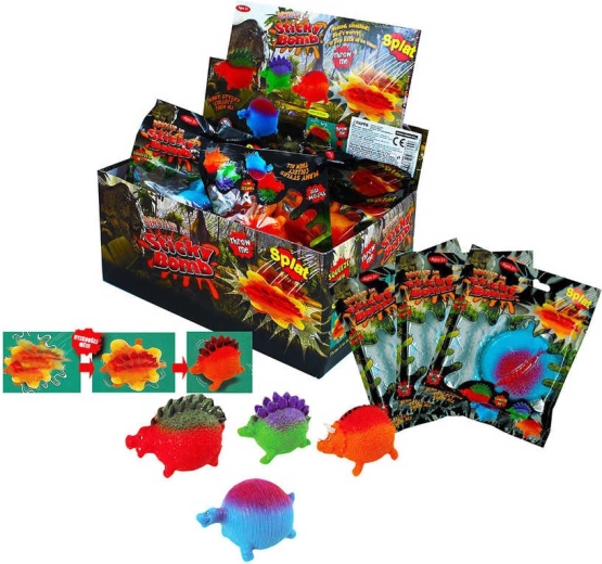 Rappa lepkavá hádzacia bomba dinosaurus - 1 kus