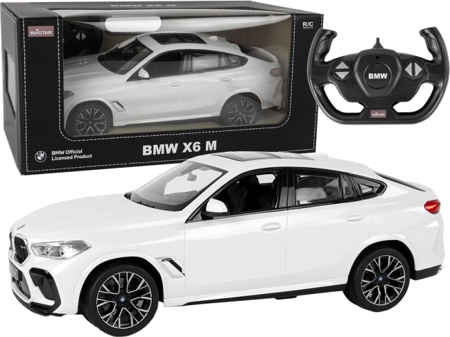 RC auto BMW X6 M 1:14 Rastar biele