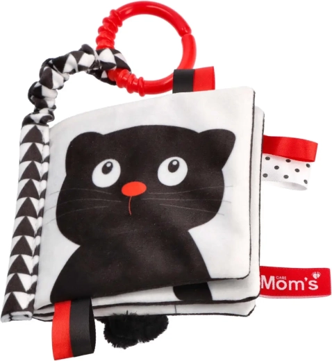 Senzorická knižka Kto to? Čo to? pre bábätká 0+ Mom's Care