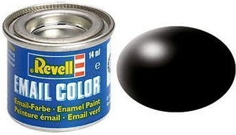 Revell syntetická polomatná čierna farba pre modely