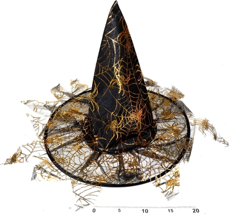 Klobúk čarodeja s trasňami 35 × 37,5 cm