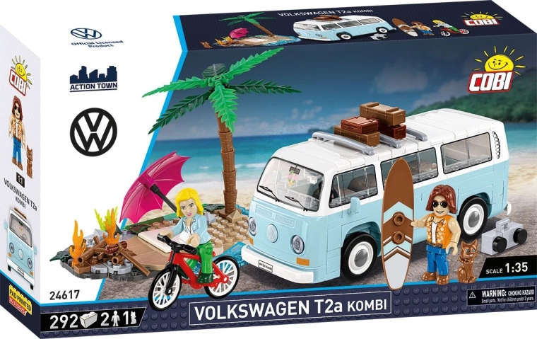 Cobi Volkswagen T2a Kombi stavebnica 1:35 (292 dielikov)