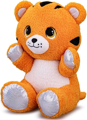Plyšový sediaci tiger 16,5 cm