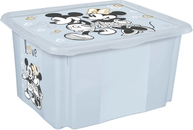 Úložný box s vekom malý Mickey modrý