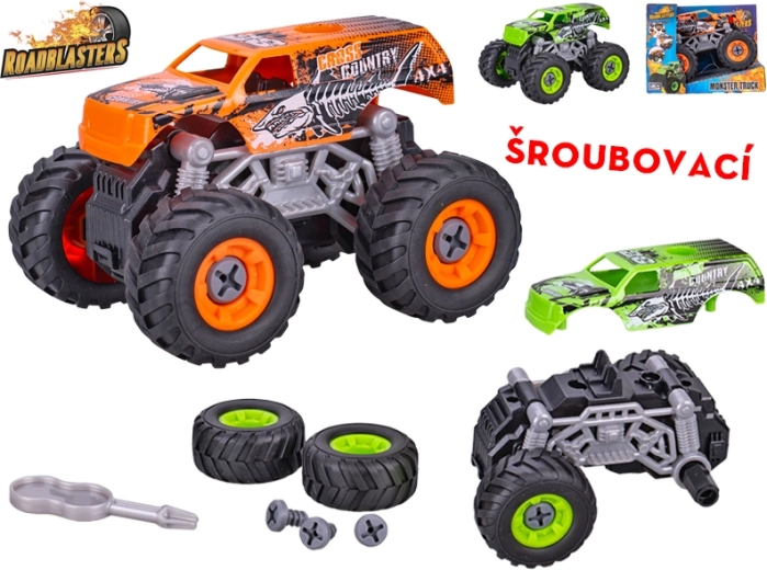 Skrutkovací monster truck so zotrvačníkom ROADBLASTERS 12 cm
