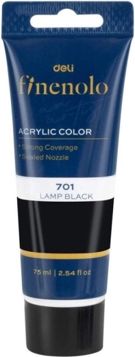 Akrylová farba 75 ml – čierna