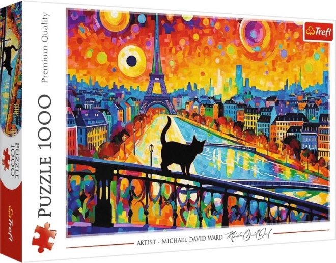 Puzzle 1000 ks Mačky v Paríži