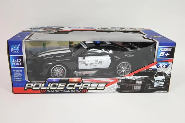 RC policajné auto s nabíjačkou 1:12