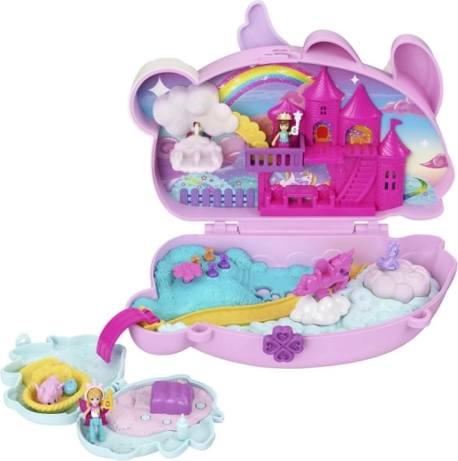 Polly Pocket kompaktná súprava 2v1 Rozprávková ríša zajačikov