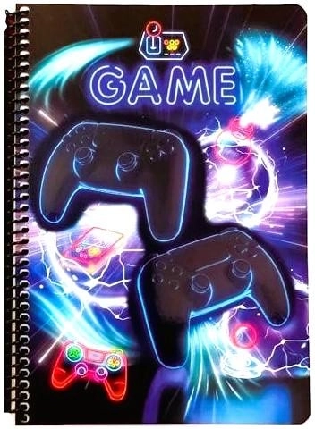 Špirálový zošit Neon Game B5 (17 × 25 cm)