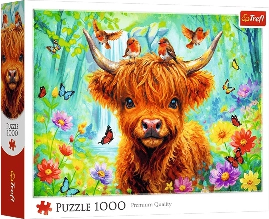 Trefl puzzle 1000: škótska krava