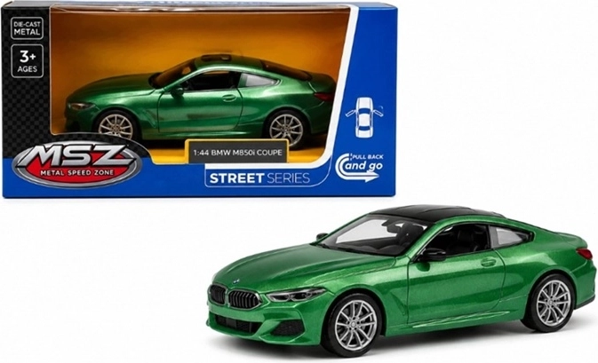 Model auta BMW M850i Coupé so svetelnými a zvukovými efektmi, zelený
