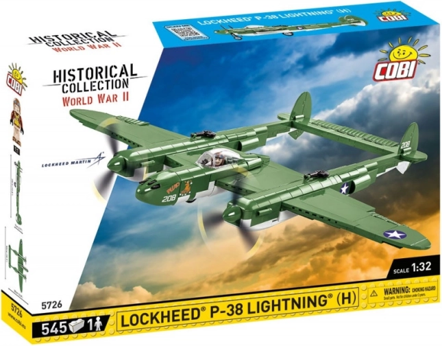Stavebnica COBI Lockheed P-38 Lightning 1:32