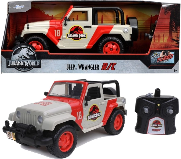 Jada Toys Jurassic Park RC Jeep Wrangler 1:16 - 1 kus