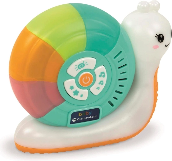 Nočná lampička slimák s melódiami CLEMENTONI Baby