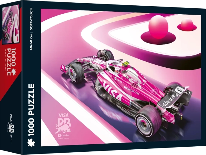 Puzzle 1000 dielikov Soft Touch – Automobilist: Visa Cash App Racing Bulls Miami Livery