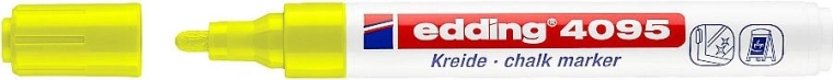 Kriedový popisovač edding 4095 neónovo žltý