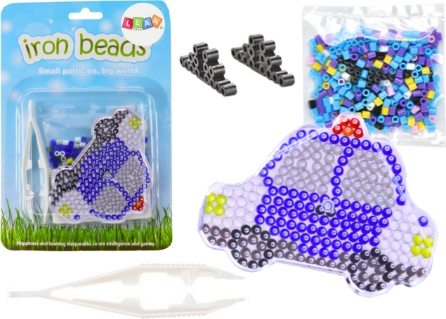 Sada zažehľovacích korálok Policajné auto