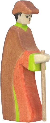 Holztiger pastier s palicou - 1 kus