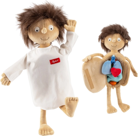 Sigikid malý pacient Erwin plyšová edukatívna bábika 44 cm