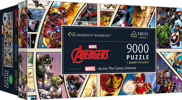 Puzzle 9000 dielikov Marvel naprieč komiksovým vesmírom