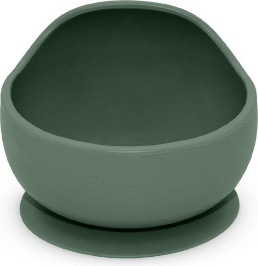 Petite&Mars silikónová miska s prísavkou Take&Match misty green 360 ml