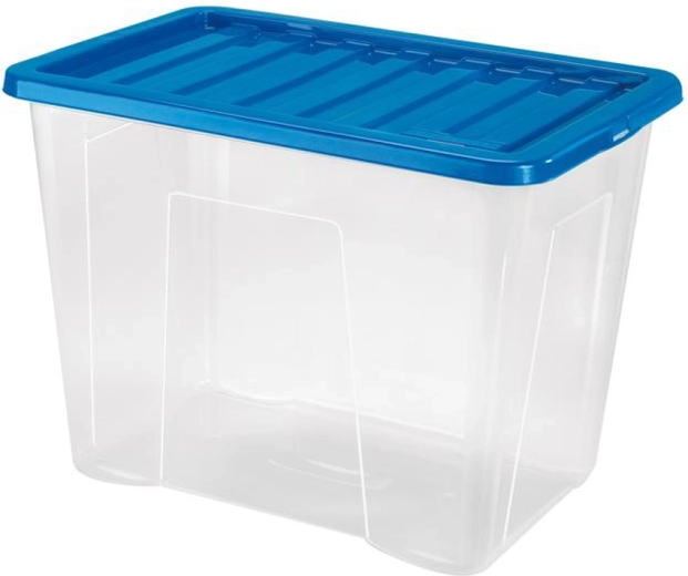 Plastový úložný box s vekom HEIDRUN Quasar 80 l