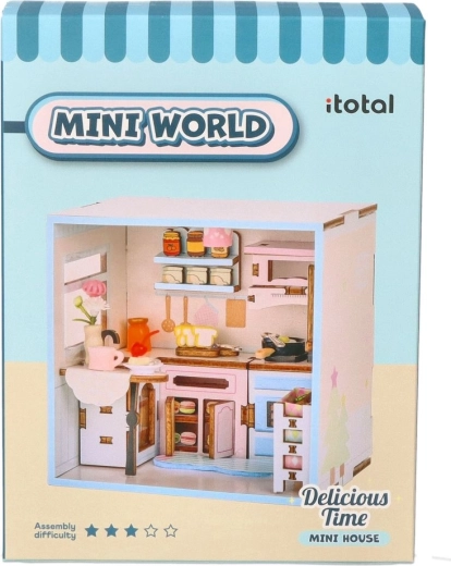 Mini World DIY miniatúrna kuchyňa na zostavenie