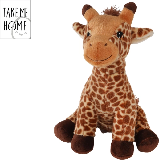 Plyšová žirafa Take Me Home sediaca 25 cm - 1 kus