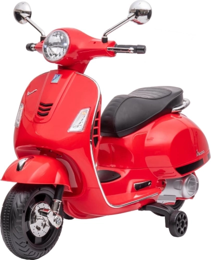 Detský elektrický motocykel Vespa GTS Buddy Toys červený