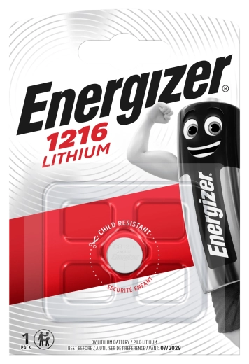 Lítiová gombíková batéria CR1216 ENERGIZER 3 V