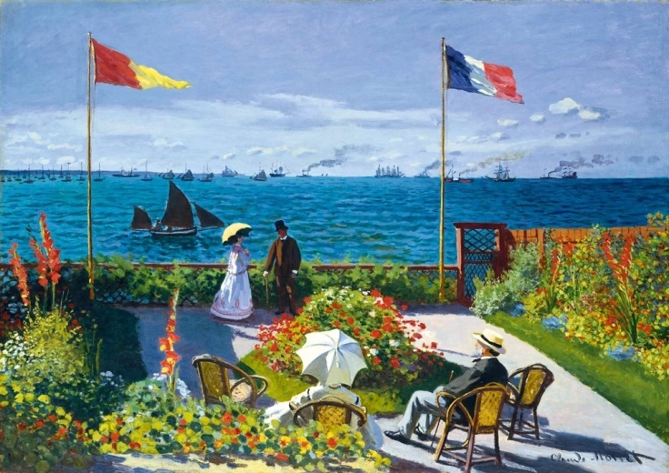 Bluebird puzzle Záhrada v Sainte-Adresse 1000 dielikov