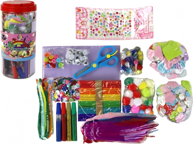 Kreatívna umelecká sada v DIY skle