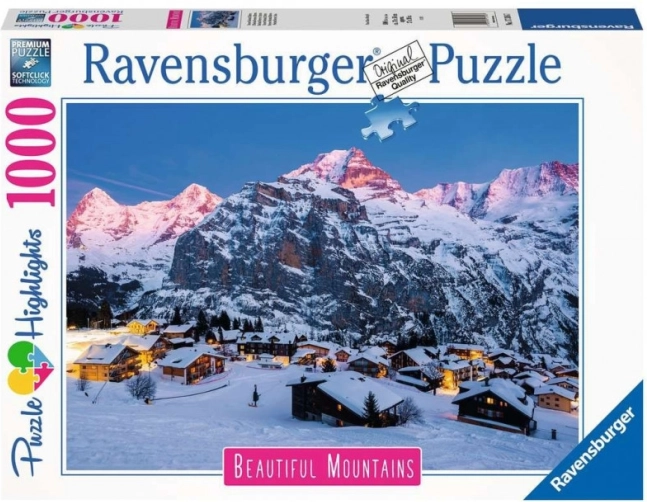 Ravensburger puzzle Mürren z Bernského Oberlandu 1000 dielikov