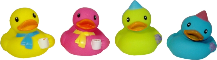 Pískajúce kačičky do kúpeľa pre bábätká
